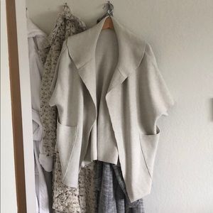 White cardigan